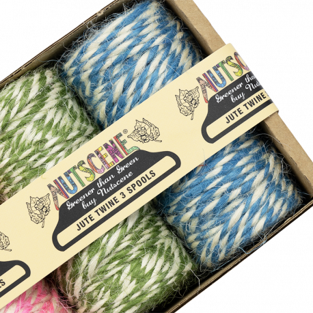 Tweekleurig jute touw gebruik: Tweekleurig jute touw