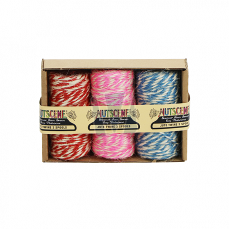 Tweekleurig jute touw gebruik: Tweekleurig jute touw