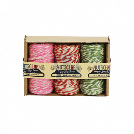 Tweekleurig jute touw gebruik: Tweekleurig jute touw