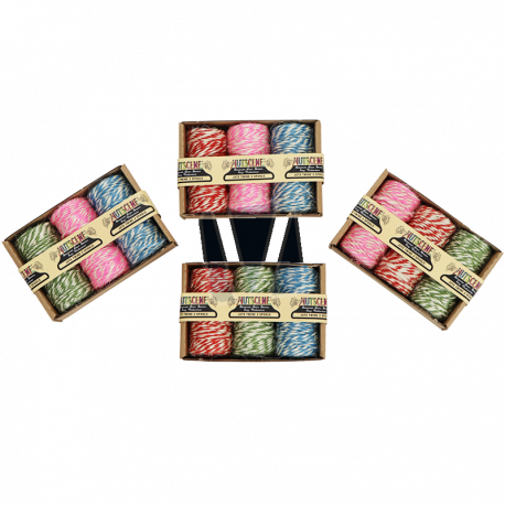 Tweekleurig jute touw gebruik: Tweekleurig jute touw