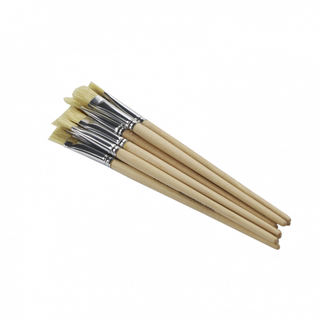 Knutselkwasten 12 stuks