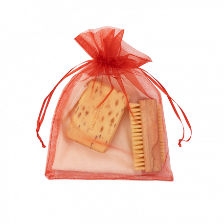 803009 Organza zakjes rood 18 x 24 cm