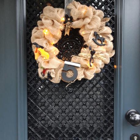 DIY pakket jute Sinterklaas Krans gebruik: DIY pakket jute Sinterklaas Krans