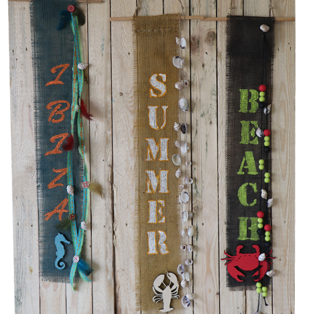 DIY pakket Beach Style Wanddoek gebruik: DIY pakket Beach Style Wanddoek