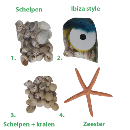 DIY pakket Beach Style Wanddoek gebruik: DIY pakket Beach Style Wanddoek