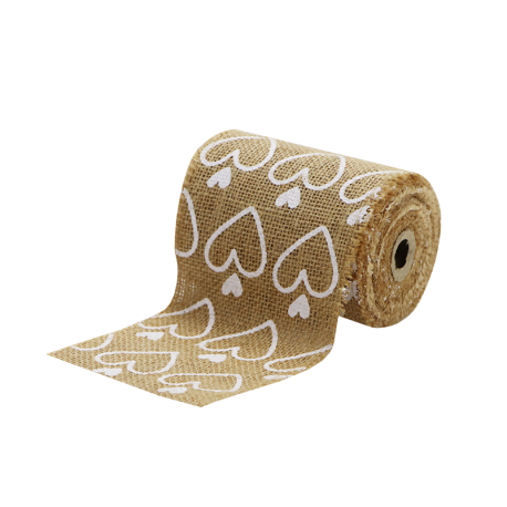 Jute lint bedrukt gebruik: Jute lint bedrukt