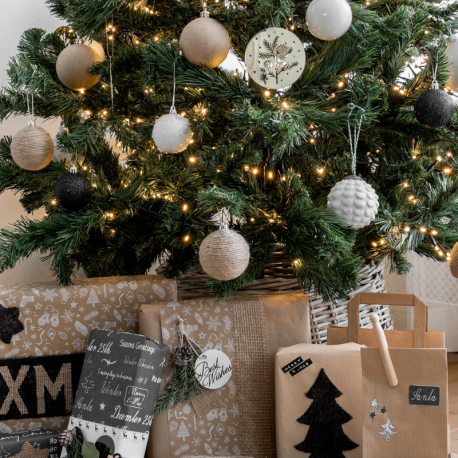 DIY pakket jute kerstballen gebruik: DIY pakket jute kerstballen