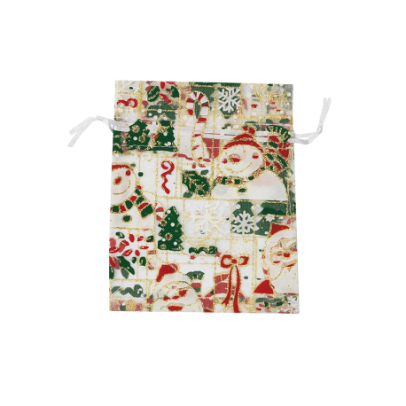 Organza zakjes Kerst gebruik: Organza zakjes Kerst