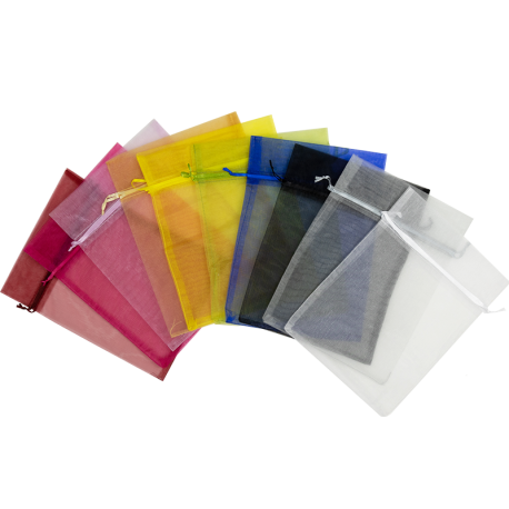 Organza cadeauzakjes mix gebruik: Organza cadeauzakjes mix