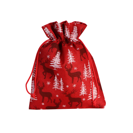 Kerst cadeauzakje kerstboom-rendier