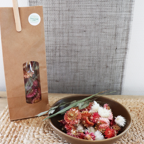 Roze droogbloemen gebruik: Roze droogbloemen