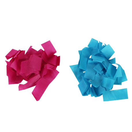 Confetti gender reveal gebruik: Confetti gender reveal