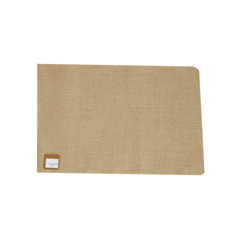 Jute bruiloft placemat naturel
