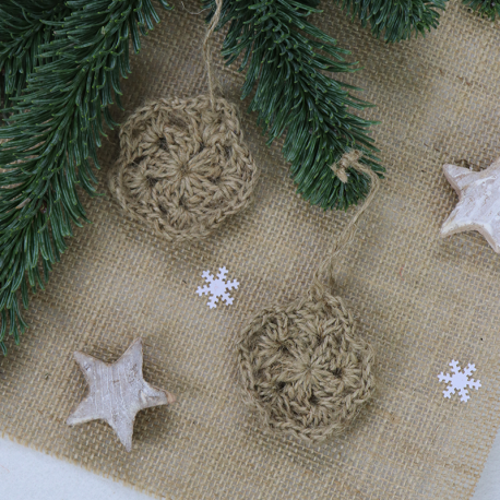 Jute ornament ster gebruik: Jute ornament ster