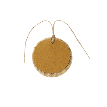 Jute ronde labels                        