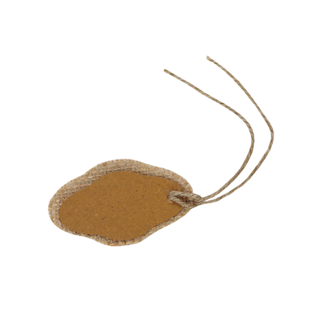 Jute blaadjes labels gebruik: Jute blaadjes labels