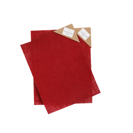 Jute stof geplastificeerd 21 cm x 28 cm gebruik: Jute stof geplastificeerd 21 cm x 28 cm