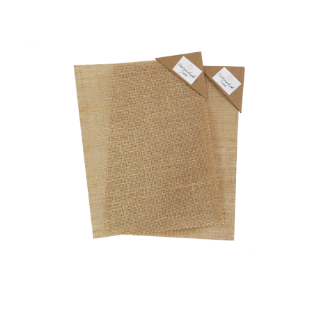 Jute stof plaklaag 21 cm x 28 cm gebruik: Jute stof plaklaag 21 cm x 28 cm
