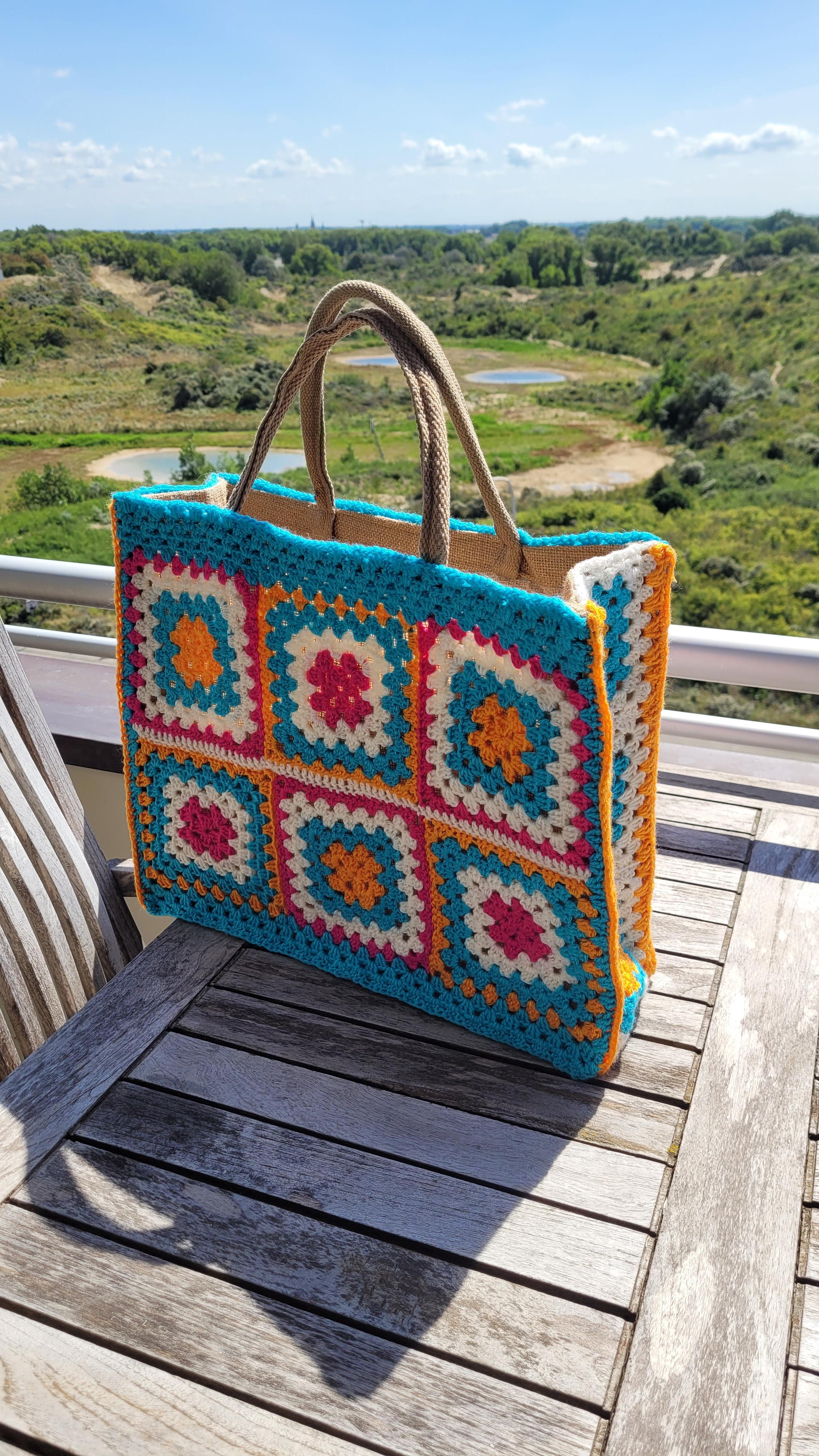 Jute tas 23 cm x 20 cm gebruik: Jute tas 23 cm x 20 cm